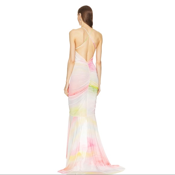 REVOLVE Venice Gown in Watercolor Print - Picture 4 of 4